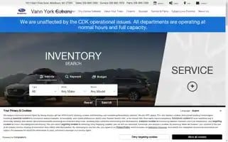 Vannyorksubaru.com Screenshot 2024-07-07 07:23:36