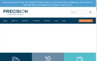Precisionapplianceleasing.com Screenshot 2024-05-16 13:21:56
