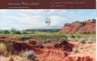 Americanplainsartists.com Screenshot 2024-07-04 02:32:40