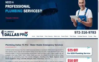 Plumbingdallastxpro.com Screenshot 2024-07-07 08:06:38