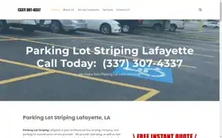 Lafayetteparkinglotstriping.com Screenshot 2024-04-15 16:48:26