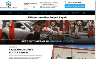 Fmautobodyrepairkc.com Screenshot 2024-05-18 23:09:46