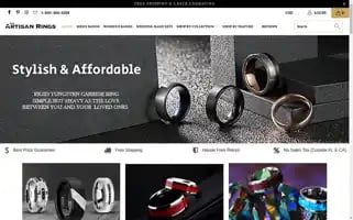 Theartisanrings.com Screenshot 2024-05-05 06:07:41