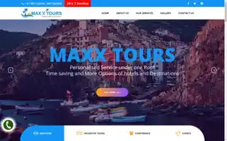 Maxxtours.in Screenshot 2024-04-14 18:42:09