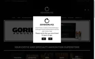Dragonblackarmory.com Screenshot 2024-05-19 10:48:59