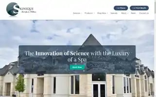 Skiniquemedspa.com Screenshot 2024-05-16 17:38:48