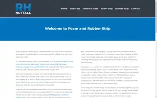 Foamandrubberstrip.co.uk Screenshot 2024-04-19 08:45:27