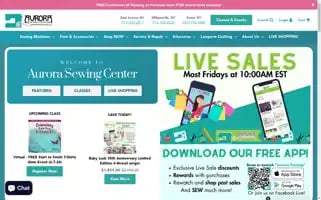 Aurorasewingcenter.com Screenshot 2024-05-05 06:38:27