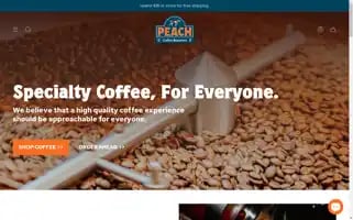 Peachcoffeeroasters.com Screenshot 2024-05-05 08:24:40