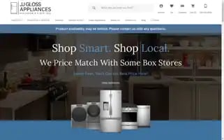 Jjglossappliance.com Screenshot 2024-05-12 13:05:15