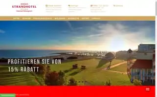 Strandhotel-kuehlungsborn.de Screenshot 2024-04-22 13:29:42