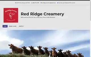 Redridgecreamery.com Screenshot 2024-07-04 16:14:20
