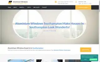Aluminiumwindows-southampton.uk Screenshot 2024-06-30 10:12:32