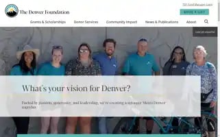 Denverfoundation.org Screenshot 2024-07-05 14:28:06