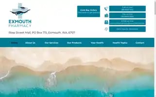 Exmouthpharmacy.com.au Screenshot 2024-05-15 21:38:05