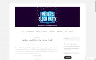 Writersblockpartyblog.com Screenshot 2024-05-15 06:04:24