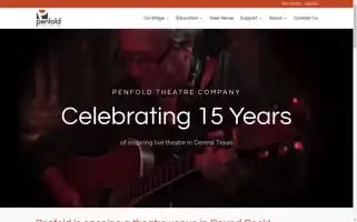 Penfoldtheatre.org Screenshot 2024-05-16 12:20:41