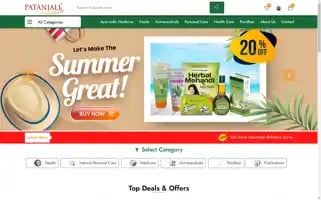 Patanjaliayurved.net Screenshot 2024-05-13 08:09:34