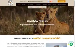 Bageshitanzaniasafaris.com Screenshot 2024-05-18 08:46:28