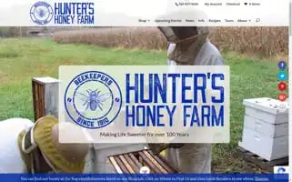 Huntershoneyfarm.com Screenshot 2024-06-11 16:34:21
