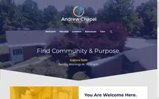 Andrewchapelumc.org Screenshot 2024-07-03 14:55:19