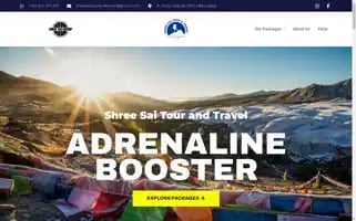 Shreesaitourandtravel.com Screenshot 2024-04-17 07:09:44