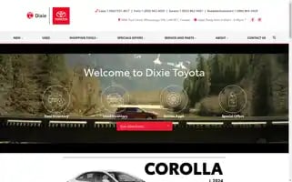 Dixietoyota.com Screenshot 2024-05-09 10:50:00