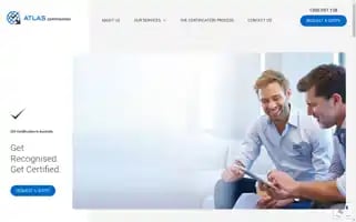 Atlascertification.com.au Screenshot 2024-07-05 14:51:25