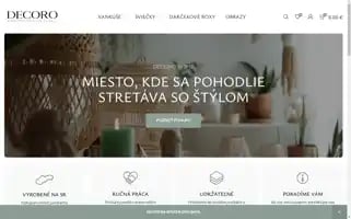 Decorohome.sk Screenshot 2024-05-19 20:30:52