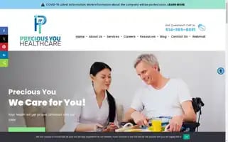 Preciousyouhealthcare.com Screenshot 2024-07-05 04:51:34