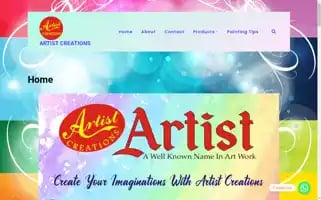 Artistcreationsmart.com Screenshot 2024-05-25 22:28:05