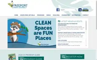 Freeportparkdistrict.org Screenshot 2024-07-06 04:11:16