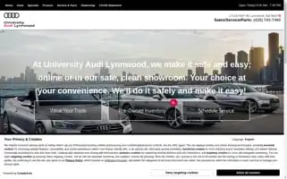 Universityaudilynnwood.com Screenshot 2024-05-16 22:51:00