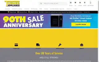 Turnerappliances.com Screenshot 2024-05-14 16:46:07