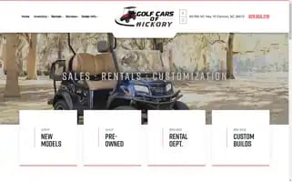 Golfcarsofhickory.com Screenshot 2024-05-09 22:22:41