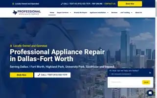 Professional-appliance.com Screenshot 2024-05-24 19:30:36