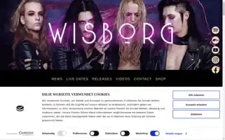 Wisborg-band.com Screenshot 2024-06-13 09:07:19