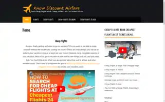 Knowdiscountairfare.com Screenshot 2024-05-16 04:50:29