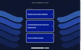 Aca-academy.com Screenshot 2024-05-24 17:08:49
