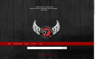 Tommysguitarshop.com Screenshot 2024-07-01 13:24:27