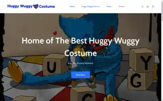Huggywuggycostume.com Screenshot 2024-05-21 12:16:03