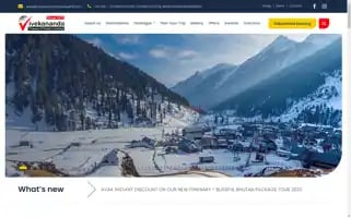 Vivekanandatravelspltd.com Screenshot 2024-04-26 04:13:20