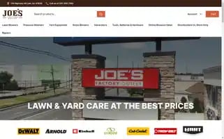 Joesfactoryoutlet.com Screenshot 2024-05-12 13:18:33