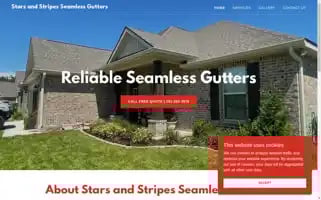 Starsandstripesseamlessgutters.com Screenshot 2024-04-26 00:06:35