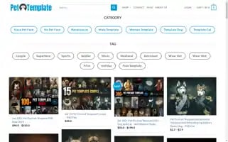 Petportraittemplate.com Screenshot 2024-05-22 07:50:07