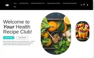 Healthrecipeclub.com Screenshot 2024-05-27 16:16:37