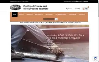Dewittproducts.com Screenshot 2024-06-11 13:10:35