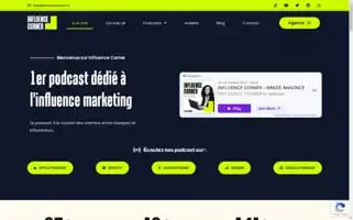 Influencecorner.fr Screenshot 2024-05-22 09:01:28