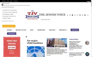 Thejewishvoice.com Screenshot 2024-05-14 09:25:13