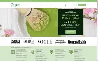 Zengreentea.com.au Screenshot 2024-06-12 09:52:58